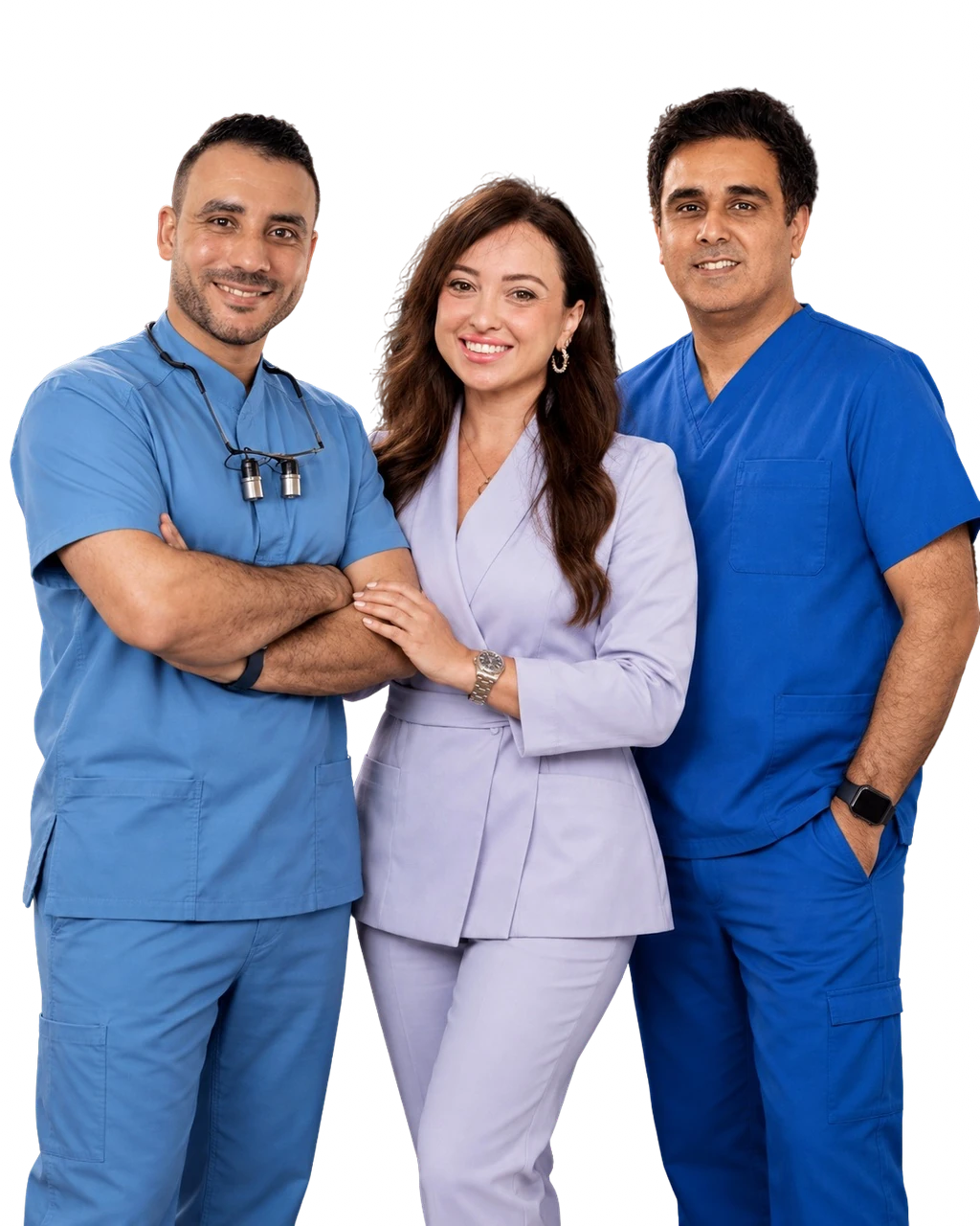 Dr. Ali Gibreel, Dr. Natalia Lola and Dr. Karan Kalra