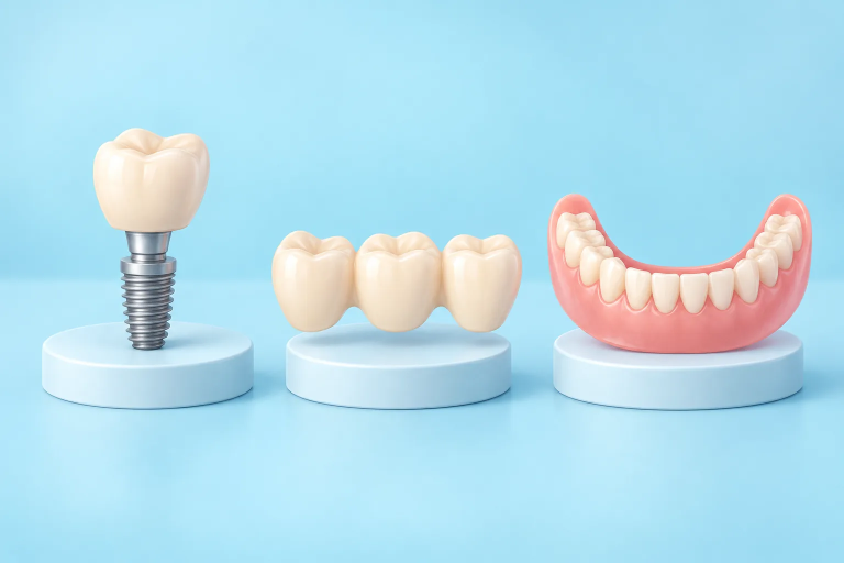 Dental Implant, Bridge or Denture: How to Choose a Way to Replace Missing Teeth